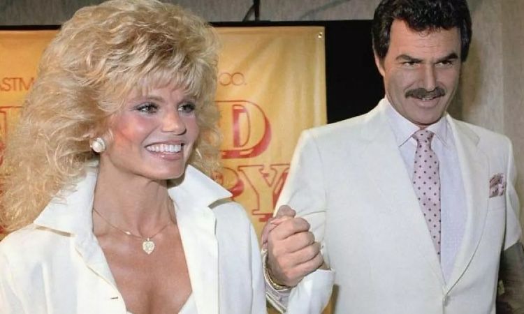 Loni Anderson with her third ex-spouse, Burt Reynolds.